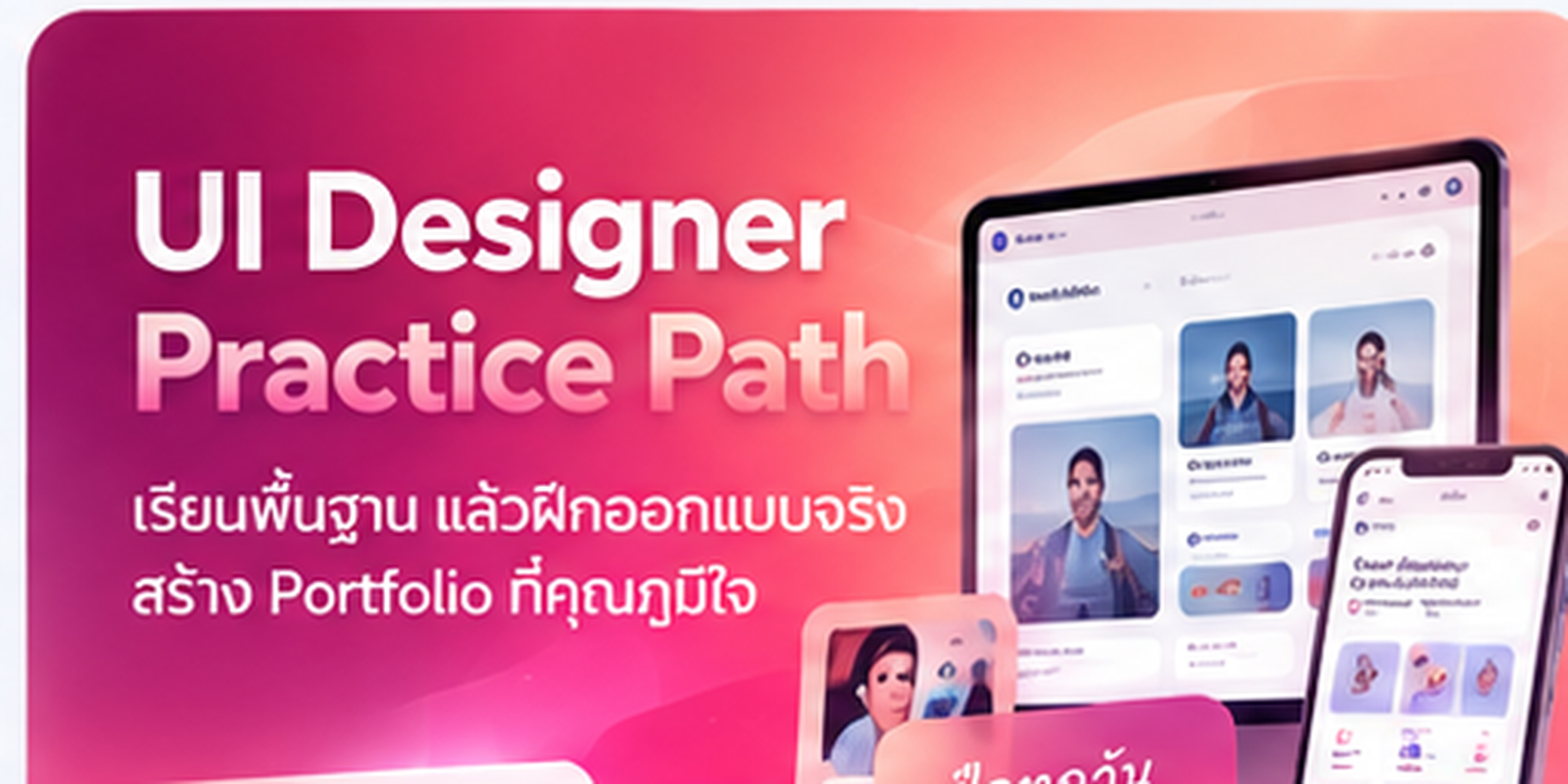 UI Designer Practice Path — เรียนพื้นฐาน Figma และฝึกออกแบบ UI 60 วัน