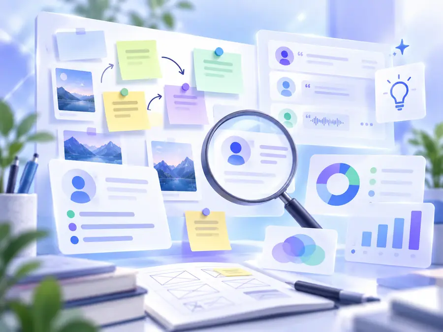 ภาพประกอบ UX Research
